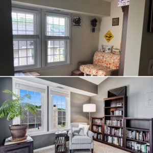 before and after staged arlington condo sold by best arlington realtor renata briggman