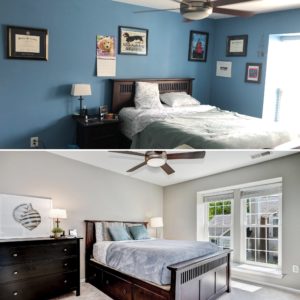 before and after staged arlington condo sold by best arlington realtor renata briggman