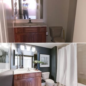 before and after condo in Arlington Station Square sold listed by best arlington realtor Renata Briggman