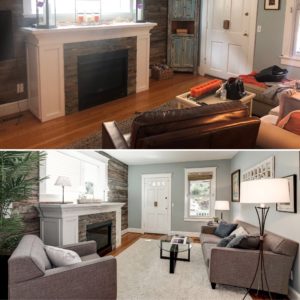 Before and after Arlington home staged to sell best Arlington realtor