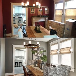 Before and after Arlington home staged to sell best Arlington realtor