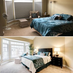 Master bedroom transformation